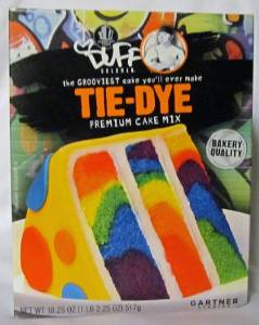 Tie Dye Cake Mix